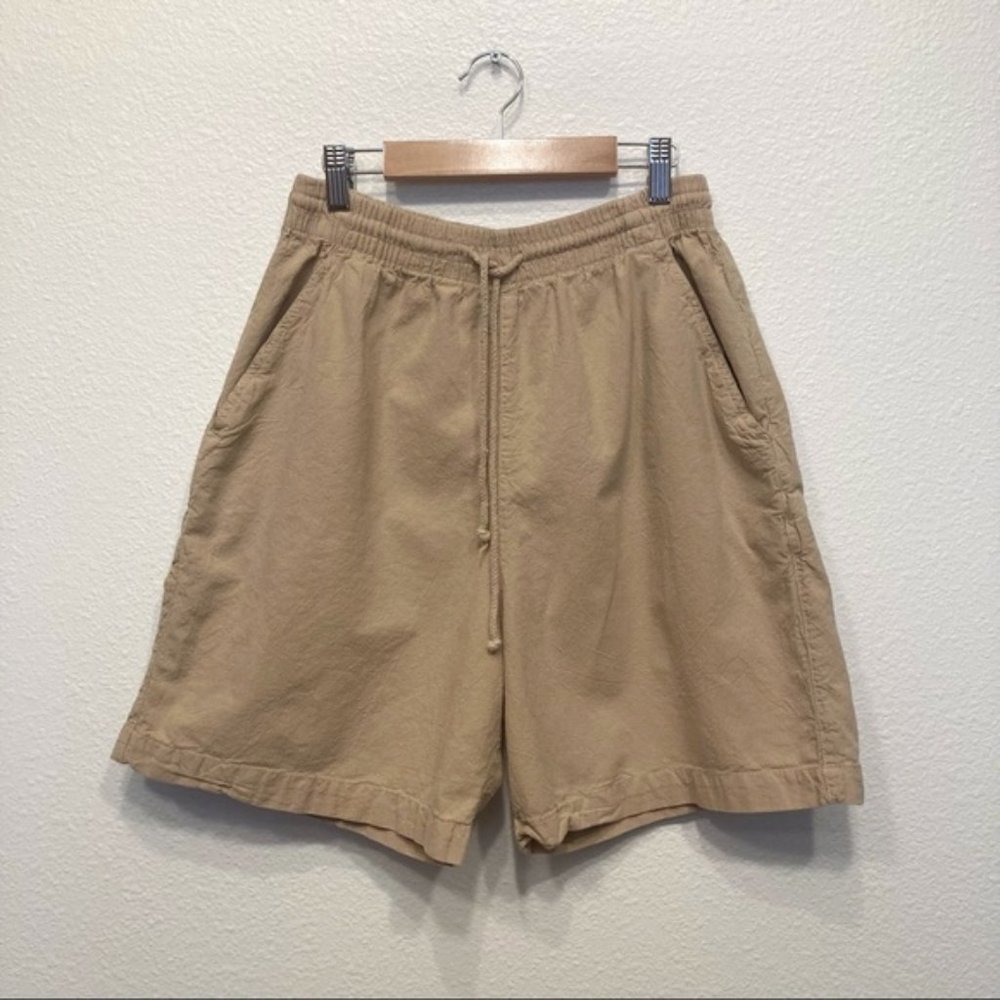 Vintage Tan High waisted cotton shorts